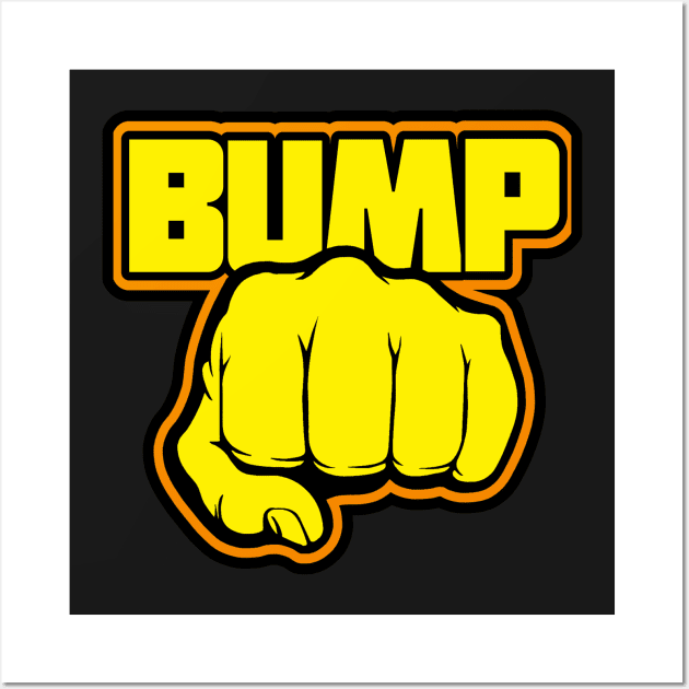 Bump Fist Wall Art by NineBlack